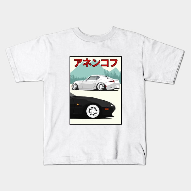 Miata Kids T-Shirt by Rebellion Store